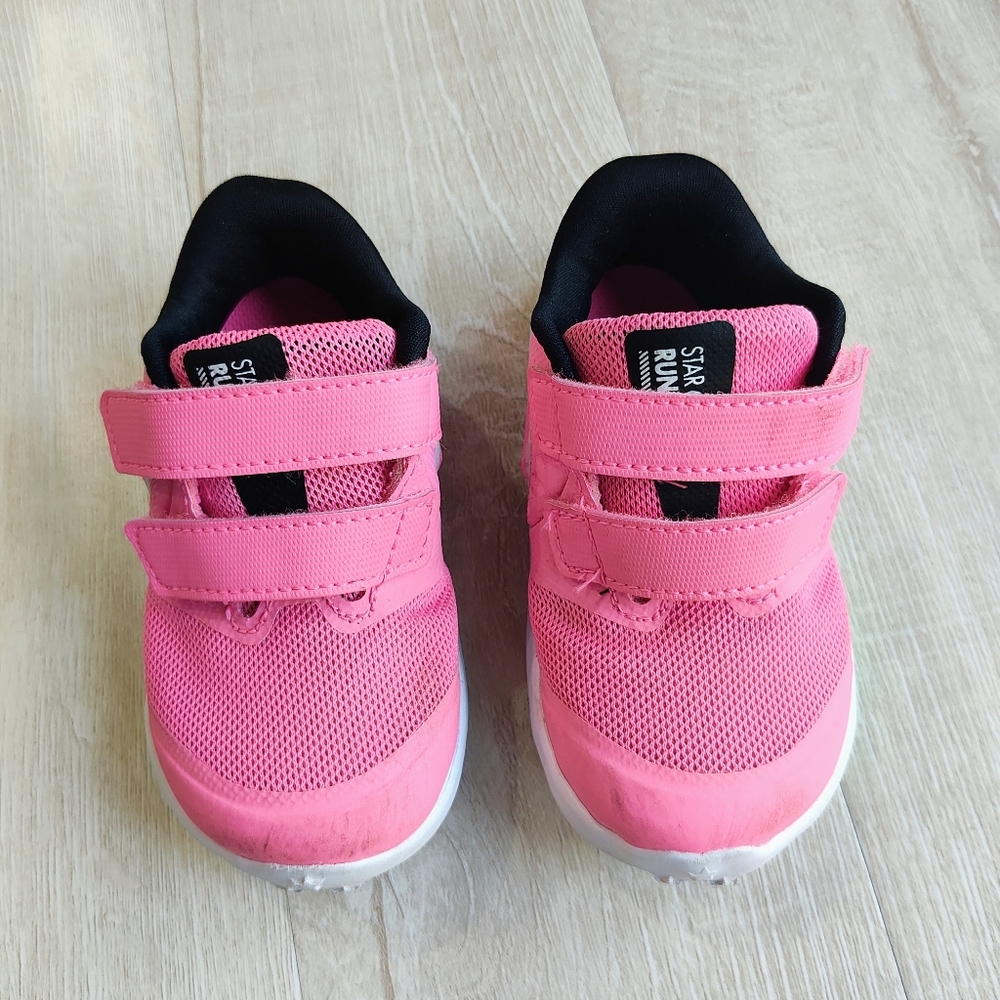 Nike Kids Pink and Black Sneakers
